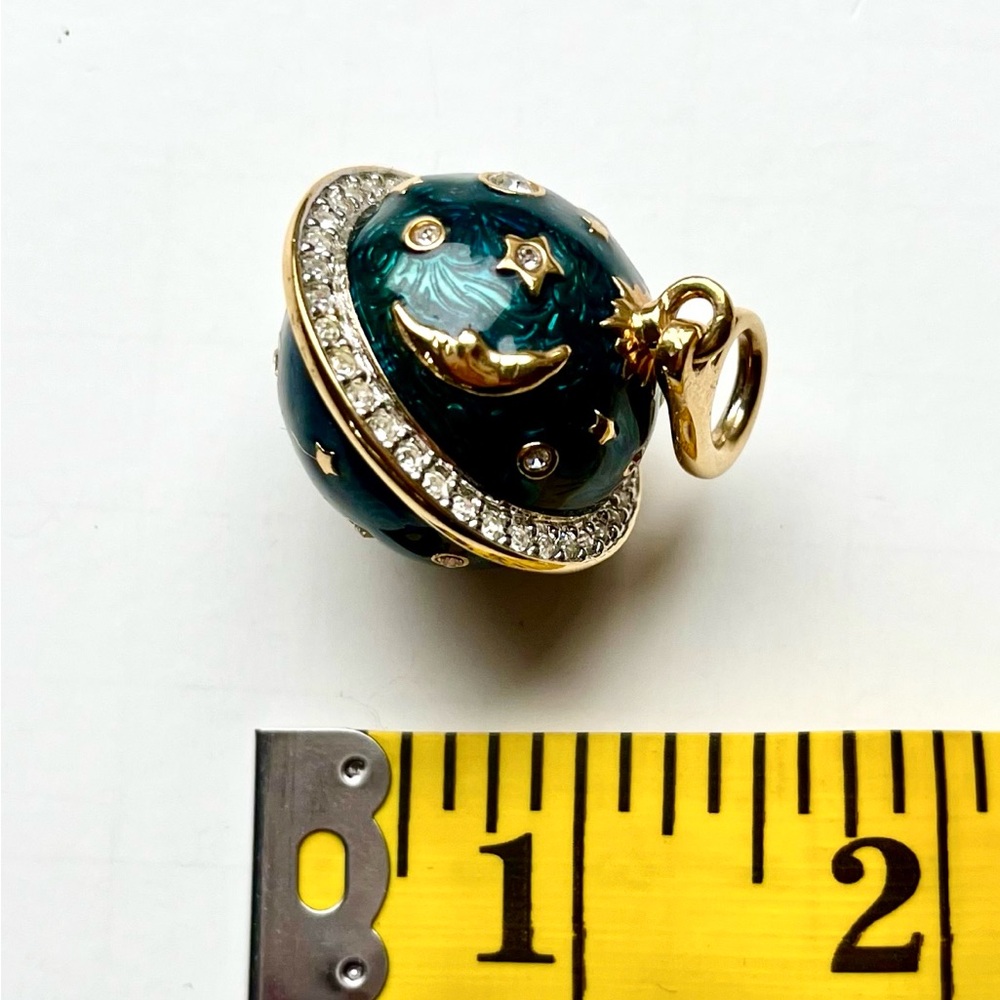 Vintage Swarovski Celestial Planet Pendant